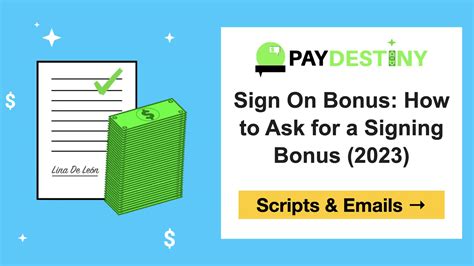 Sign On Bonus: How to Ask for a Signing Bonus (2024) .